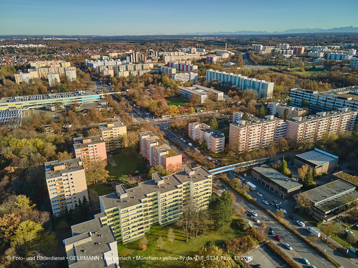 13.11.2020 - der Ostpark mit See und Biergarten in Neuperlach